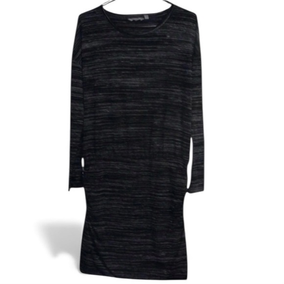 Athleta Charcoal Long Sleeve Dress - Picture 2 of 7